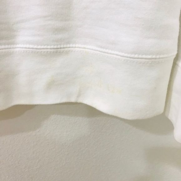 NWT PETALS PEACOCKS WHTE DRAWSTRING GRAPHIC HOODIE - Picture 7 of 8